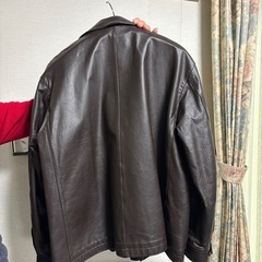 メンズ牛皮　ブルゾンの画像