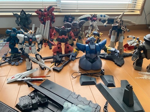 ガンプラ組立済みジャンク＊部品取りなどに！