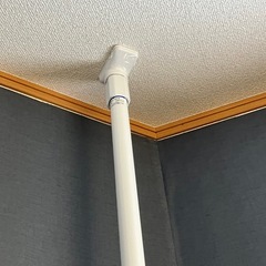 つっぱり棒 ジャッキ式超強力タイプ ホワイト  の画像