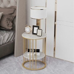 2月取引【五反田】サイドテーブル 大理石風の画像