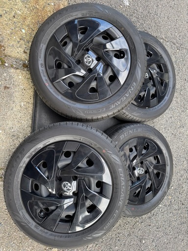 185/60R15 トヨタ純正スチールホイールタイヤセット