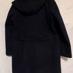 アクアガール💜2way　フーデットコート　ノーカラーコートの画像