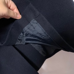 アクアガール💜2way　フーデットコート　ノーカラーコートの画像