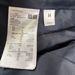 【お話し中】UNIQLO フード付きダウンコート Ｍ 濃紺の画像