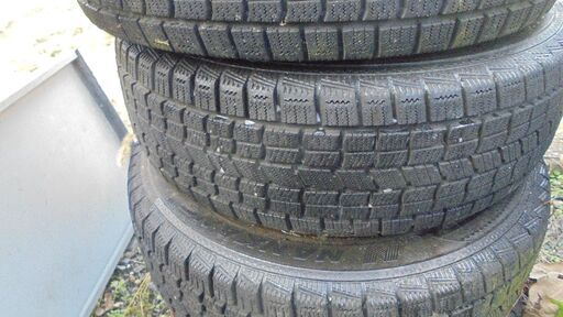 ☆ＢＲＩＤＧＥＳＴＯＮＥブリジストンスタッドレスタイヤ☆BLLIZZARD ８分山程度４本アルミタイヤセット！☆１９５/６５/Ｒ１５☆