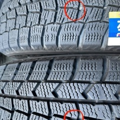 ★★スタッドレスタイヤホイール　155/65R14 ウィンターマックス02   2017年　室内保管　7mm・6.5mmの画像
