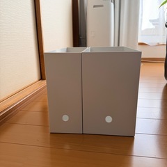 無印　書類ボックス　2個セットの画像