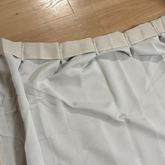 【カーテン(厚地)】イオン　ベージュ　タッセル・フック付きの画像