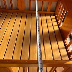 二段ベッドシングル幅の画像