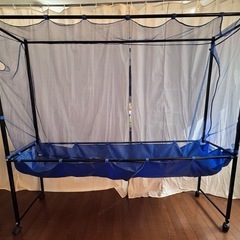 卓球防球ネット &　防球フェンス×2　の画像