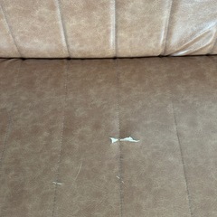 大型レザーソファーの画像