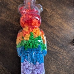 【新品】カラフルブロック　くまさんの画像