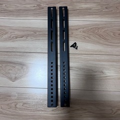 【訳あり・格安】壁穴不要／移動自由 大型テレビ対応 移動式テレビスタンド（～100インチ）の画像