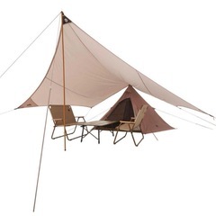 新品　ロゴス LOGOS Tradcanvas Tepee＆タープ350-BB
の画像
