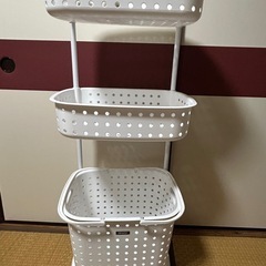 洗濯かご　3段の画像