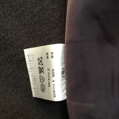 ⑨フリーサイズ　カーキ　7部袖　毛50%の画像