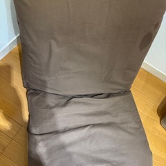 ニトリ　座椅子　調整式 カバー付きの画像