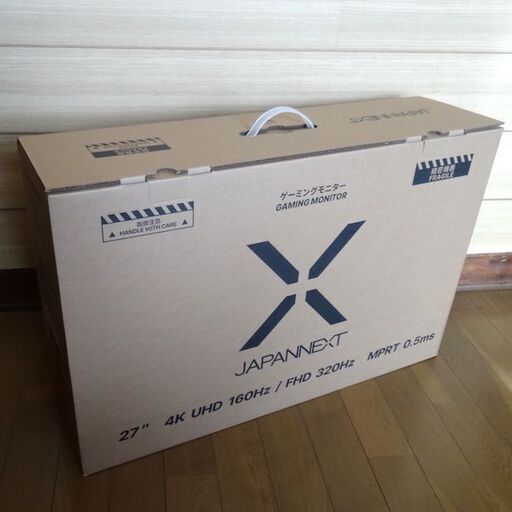 「新品・未使用品」APANNEXT 27インチ ゲーミングモニター (JN-IPS27G1632UF-HSP) IPSパネル搭載 Dual Frame (4K:160Hz/フルHD:320Hz)対応