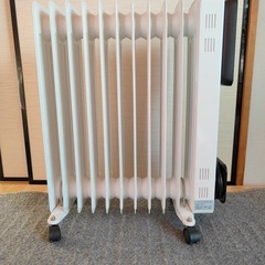 オイルヒーター1200W タッチパネル & リモコン付きの画像