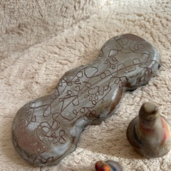 小皿にもなります。オブジェ。ハンドメイドの画像