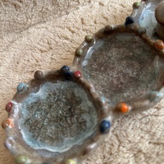 小皿にもなります。オブジェ。ハンドメイドの画像