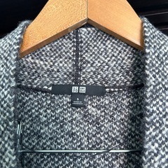 UNIQLO ユニクロ ツイードニット ロングカーディガン Sサイズの画像