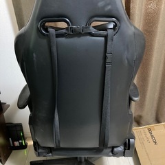 GTRACING ゲーミングチェア（ブラック）傷あり／現状渡しの画像