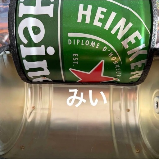 お値下げ中☆Heineken ビール缶型 小物入れ 高品質 ミニドラム缶チェアー