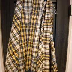 【UNIQLO】ロング フレアースカート チェック柄