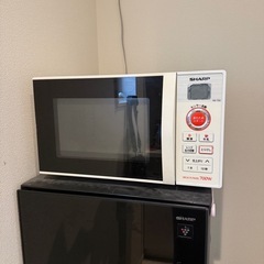 冷蔵庫、電子レンジの画像