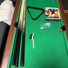 早い者勝ち！室内遊び用  2wayビリヤード台 フルセットの画像