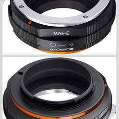 K&F Concept レンズマウントアダプター Pシリーズ KF-AAE.P (（ミノルタ）Aマウントレンズ → Eマウント変換）絞りリング付き未使用の画像