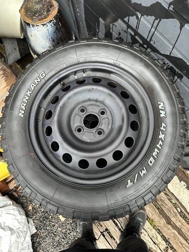 ナンカン195/65/15 ＭＴ　鉄ホイールセット
