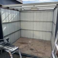 ※お話し中です　スチール物置(解体済み)の画像