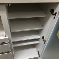 【ジャングルジャングル石津店】ニトリ　NITORI　レンジ台　キュリー　幅88cm キッチンボード　キッチンカウンター　ハイタイプ　食器棚　 新生活 収納 堺市 西区 東区 北区 南区 堺区 石津の画像