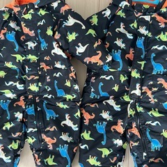 美品　ジャンプスーツ　90 　2着セット　の画像