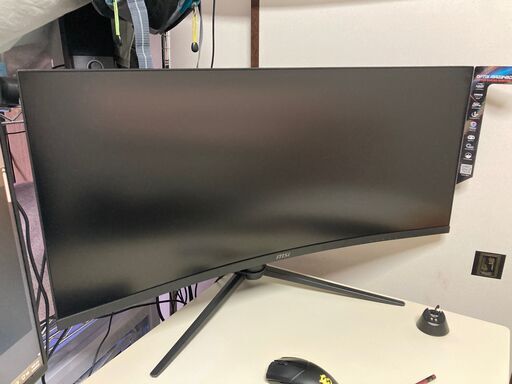 ジャンク？】MSI 湾曲ゲーミングモニター Optix MAG342CQR 工場 34インチ