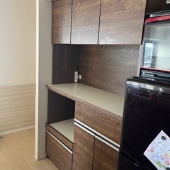 食器棚 ウッド調 2月末引渡し可能な方の画像