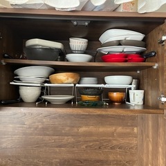 食器棚 ウッド調 2月末引渡し可能な方の画像