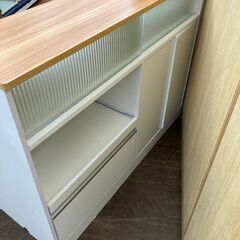 【リユ-スのサカイ広島石内店】ジモティ割！キッチンカウンター/クリ-ニング済み/HG-8517/広島市 家具　佐伯区 家具　南区 家具　西区 家具　東区 家具　中区 家具　安佐南区 家具　安佐北区 家具　安芸区 家具　府中町 家具　海田町 家具　熊野町 家具　坂町 家具　廿日市市 家具の画像