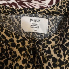 【断捨離】jouetie ヒョウ柄の羽織にもトップ？にも‪‪❤︎‬の画像