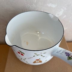 ジェルキャンドルワックス用に使用していたミルクパンの画像