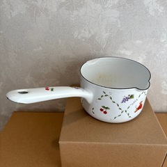 ジェルキャンドルワックス用に使用していたミルクパンの画像