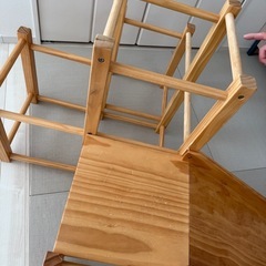 木製　ジャングルジム　滑り台の画像