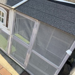 大型ウサギ小屋、防水屋根と引き出しトレイ付き屋外用ウサギケージ、ガーデンパティオ用木製小動物ハウスの画像