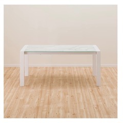 伸長式ダイニングテーブル(160/200 WH ES01)の画像