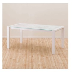 伸長式ダイニングテーブル(160/200 WH ES01)の画像