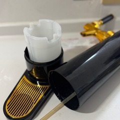 グリーンハウス スタンドビールサーバー 家庭用 乾電池 ビアサーバー 自宅 コンパクト 缶ビール GH-BEERO-BK ブラックの画像