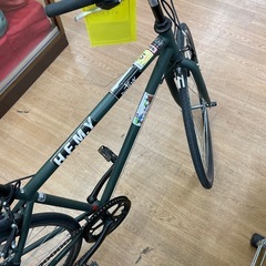 ☆ドリーム荒牧店☆ジモティー割引有☆【クリーニング済み】中古自転車/クロスバイク/700C/グリーン/現状販売の画像
