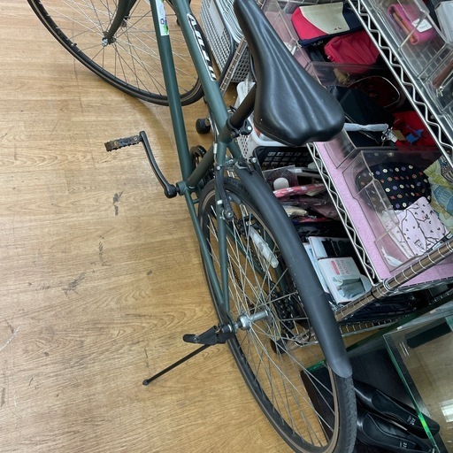 ☆ドリーム荒牧店☆ジモティー割引有☆【クリーニング済み】中古自転車/クロスバイク/700C/グリーン/現状販売